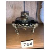 AMBER JAPAN CHERUB FOOTED LIGHTER 3,75" H