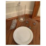 VASE, PEDESTAL PLATE, ETC.