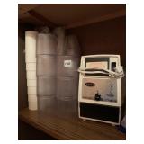 ICE CRUSHER, CUPS, ETC.