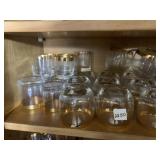 GOLD RIMMED ROCKS GLASSES 25+