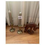 CANDLES CARVED FIGURE