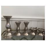 ROYAL LIMITED 5 CANDLE STICK 4" H TO 12" H