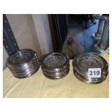 SILVERPLATE COASTERS