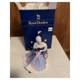 ROYAL DOULTON HAPPY ANNIVERSARY FIGURINE W/ BOX