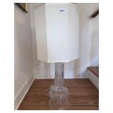 WATERFORD LAMP 34" BEAUTIFUL BASE