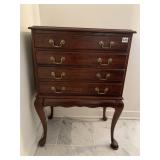 CHERRY SILVERWARE CHEST 35" H X 24" W X 14" D