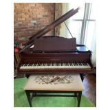 CHICKERING OF BOSTON BABY GRAND STYLE PIANO