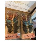 TWO BOXES BUTTERFLY
