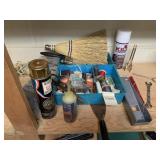 WISK BROOM, ELECTRIC SCISSORS, KILZ ETC.