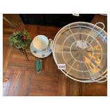 ROLLING PLANT STAND CUP AND SAUCER ETC.