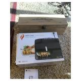 HOT LOGIC MINI OVEN, WOOD WINE BOX