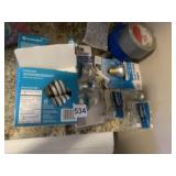 LIGHT BULBS, DOORSTOPS, DUCT TAPE, PAINTERS TAPE