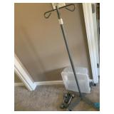 IV POLE, HAND WEIGHTS, STORAGE BIN