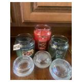 3 NEW YANKEE CANDLE JAR CANDLES