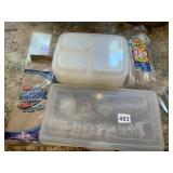 FOOD PREP CONTAINERS, PLASTIC SAUCE CUPS WITH