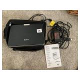 SONY PORTABLE DVD PLAYER DVP-FX810 WITH CAR PLUG,