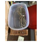 DOG LEADS, LARGE FOOD STORAGE, SCRUB BRUSH
