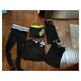 NIKE SHORTS/TANK, PINK LEGGINGS, TOP, TANK TOP,