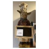 PIG CHEF STANDING MENU CHALK BOARD