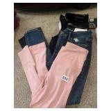 NEW SZ 10 AMERICAN EAGLE JEANS, NEW BLACK PANTS,