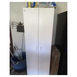 TALL WHITE PANTRY CABINET, CONTENTS NOT INCLUDED