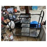 METAL GOLF CLUB BAG STAND