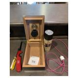 HUMIDOR BOX, SPRAY PAINT, APPLE CHARGER, BBQ