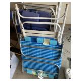 VINTAGE FOLDING LAWN CHAIR LOUNGER