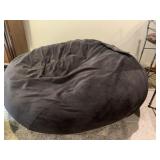 LOVE SAC BEANBAG DARK BROWN CLEAN AND COMFY