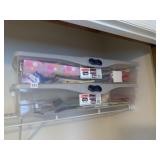 2 UNDERBED STORAGE TOTES WITH LIDS WITH GIFT