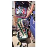 TOTE W/ WRAPPING PAPER AND SUPPLIES