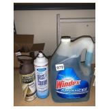 WINDEX, SPRAY PAINT, GLASS CLEANER