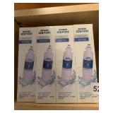 4 REFRIGERATOR WATER FILTERS, NEW,