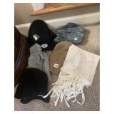 STEELERS AND PENGUINS KNIT HATS, OTHER HATS AND