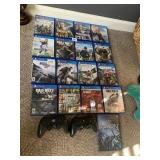 PS4 GAMES AND LOGITECH CONTROLLERS