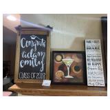 CHALK BOARD, WALL SIGNS