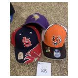 CARDINALS, VIKINGS, BENGALS HATS