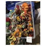 FALL FOLIAGE Dï¿½COR, CERAMIC PUMPKIN, ETC.