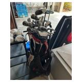 RBZ SET OF GOLF CLUBS IN TAYLORMADE GOLF BAG WITH