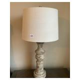 WHITEWASH LOOK TABLE LAMP