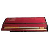 RAY SCHULER POOL CUE IN CASE