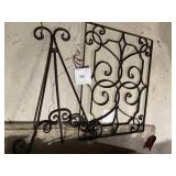 SQUARE IRON WALL HANGING, IRON PICTURE EASEL