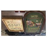 POOL AND BILLIARDS SIGN AND FRIENDSHIP SIGN