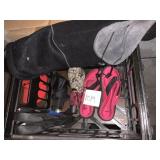 NIKE HAT, UMBRELLAS, FLEECE HOOD, NIKE FLIP FLOPS