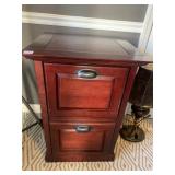 CHERRY TONE 2 DRAWER FILING CABINET, 21X18X30
