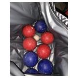 BOCCE BALLS IN COOLER BAG
