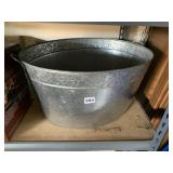 EMBOSSED ALUMINUM BEVERAGE TUB