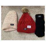 NEW WITH TAGS UGG KNIT HATS AND GLOVES