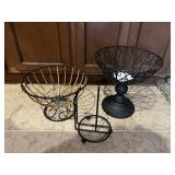 METAL CENTERPIECE BOWLS, PAPER TOWEL HOLDER