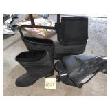 WINTER BOOTS, SHOE COVERS
